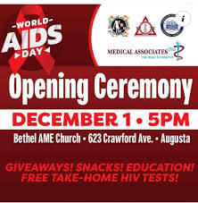 Augusta Chapter of Delta Sigma Theta Sorority Inc. and other partners recognizing World AIDS Day