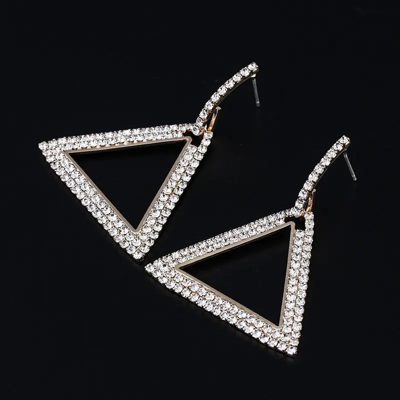 Delta Sigma Theta-inspired pyramid earrings, perfect sorority accessories for black greek lettered organizations, dazzle the room with these.