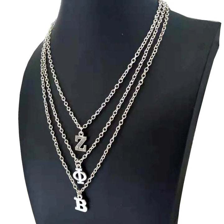 Zeta Phi Beta Layered Necklace