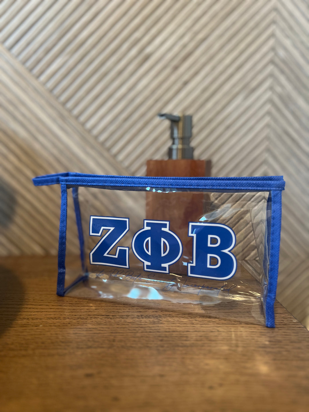 Zeta Phi Beta Cosmetic Bag