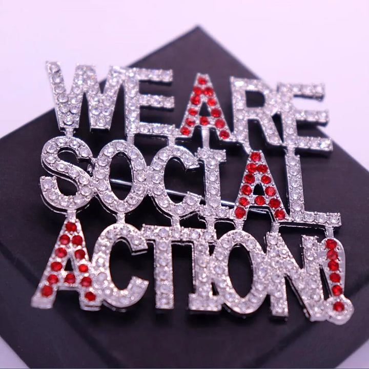 Delta Sigma Theta We Are Social Action Brooch