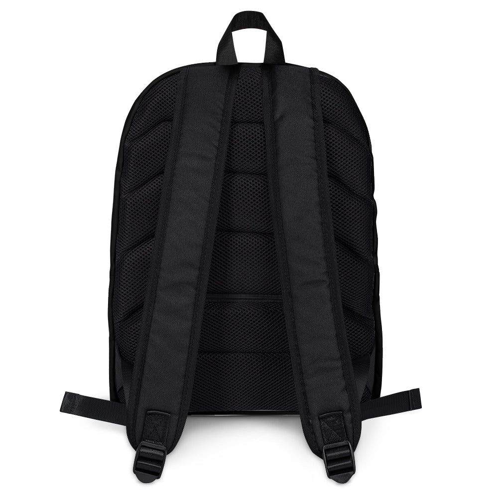 Back view of Delta Crest Backpack featuring padded straps, ideal for daily use or sports activities.