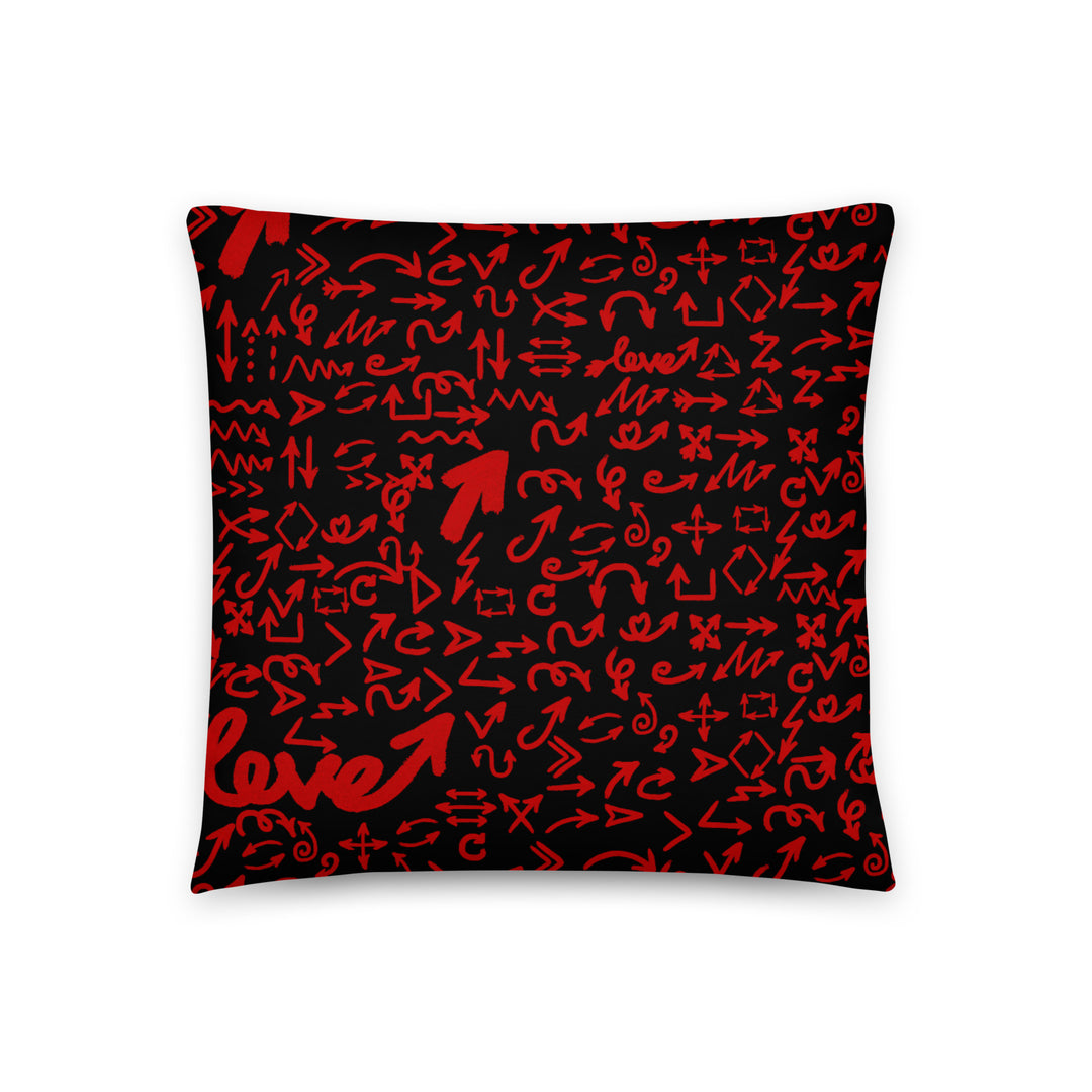 Delta Sigma Theta Graffiti Level Up Pillow