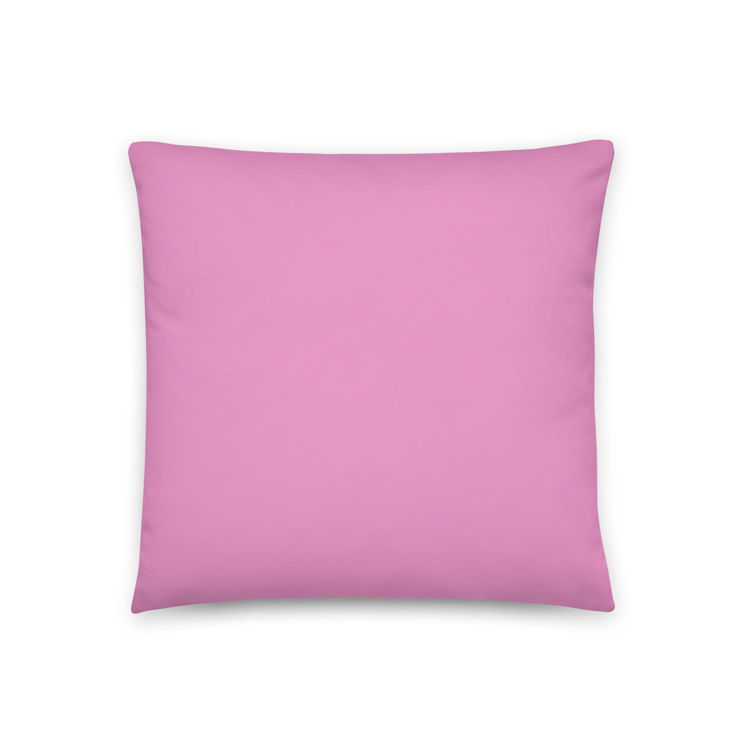 AKA Pretty Flashback Retro 90s Bright Pink Pillow