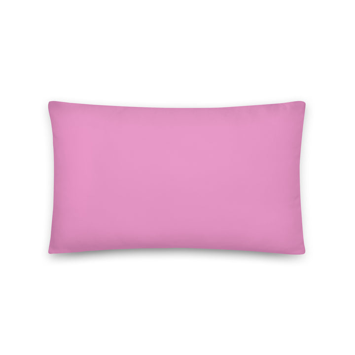 AKA Pretty Flashback Retro 90s Bright Pink Pillow