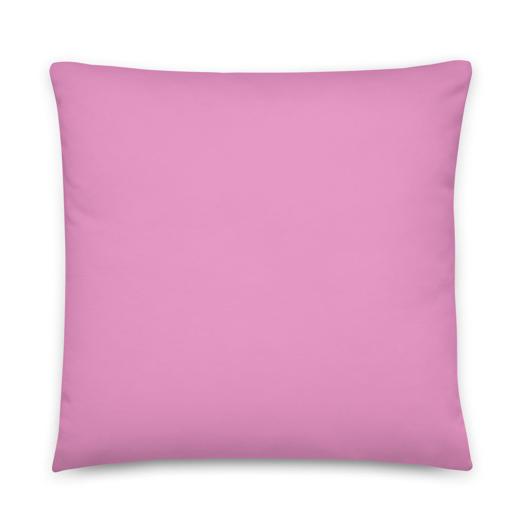 AKA Pretty Flashback Retro 90s Bright Pink Pillow