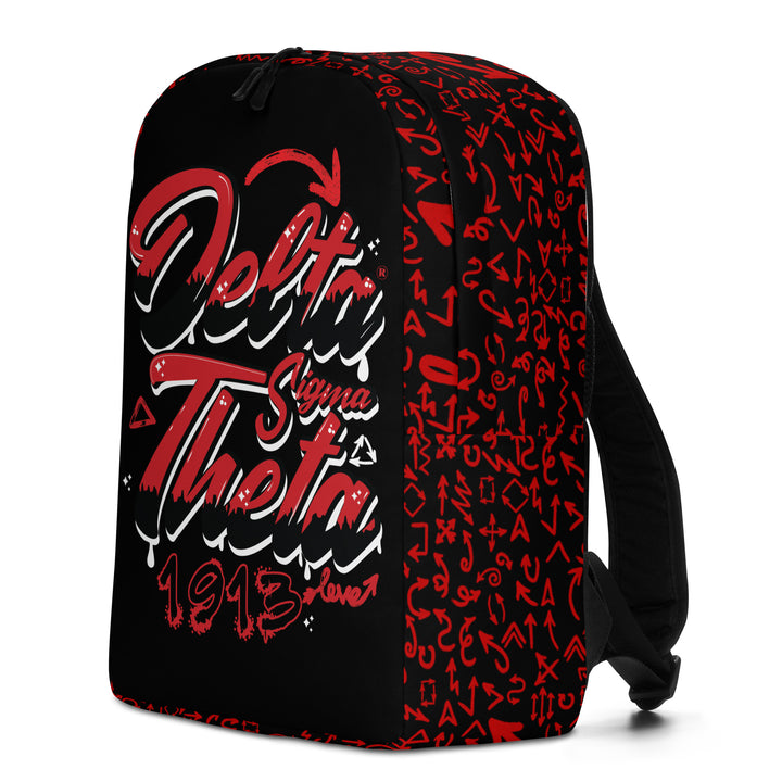 Delta Sigma Theta Graffiti Level Up Minimalist Backpack