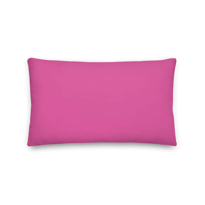 AKA Echo Pink Accent Pillow, perfect for sorority decor, adding a pop of color to your Greek gear collection.