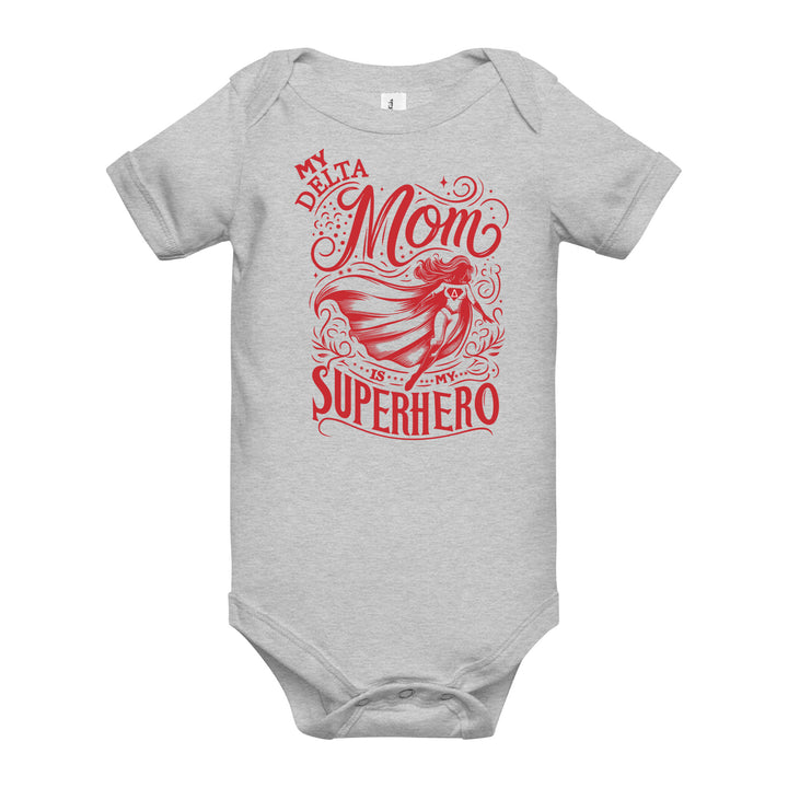 Delta Mom Super Hero Onesie