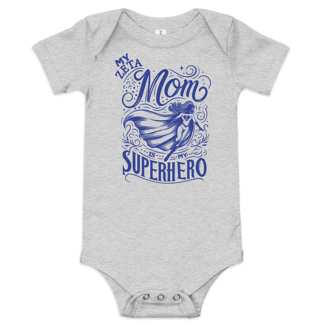 Zeta Mom Superhero Onsie