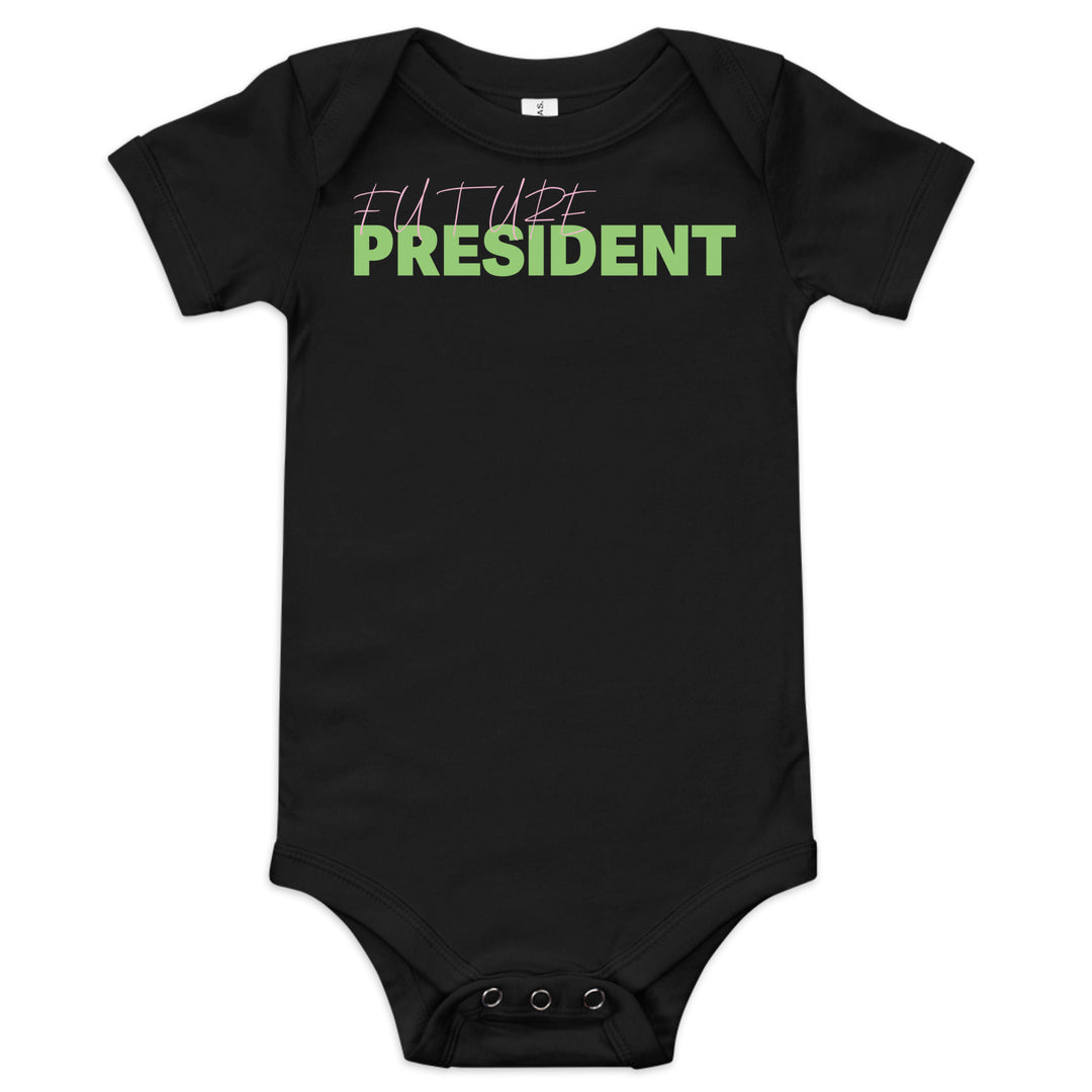 Pink&Green Baby Onesie