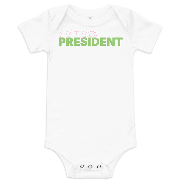 Pink&Green Baby Onesie