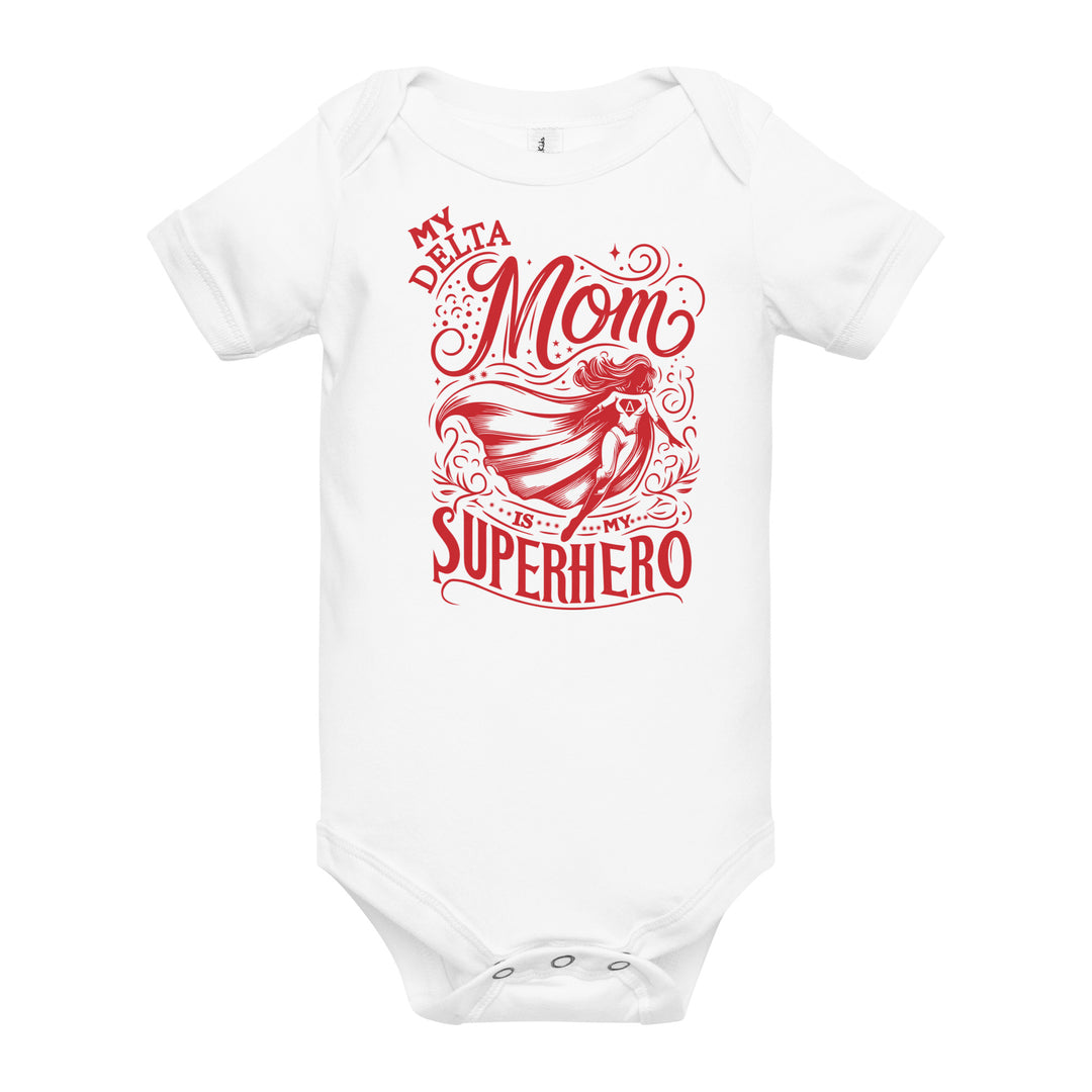 Delta Mom Super Hero Onesie