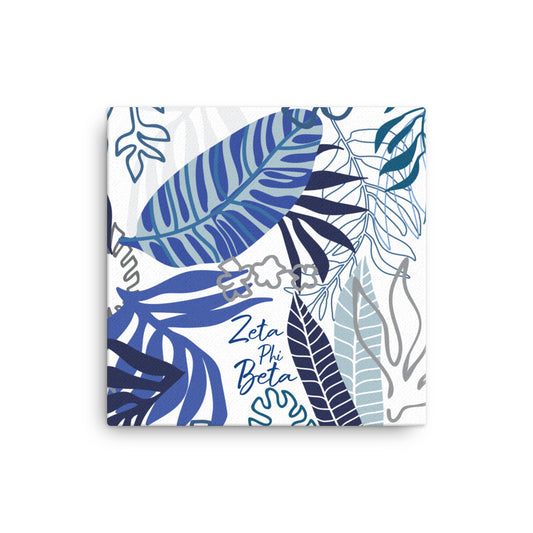 ZPB Floral Palm Canvas