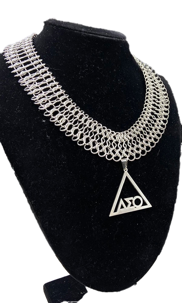 Delta Triangle Stainless Steel Jewelry Set