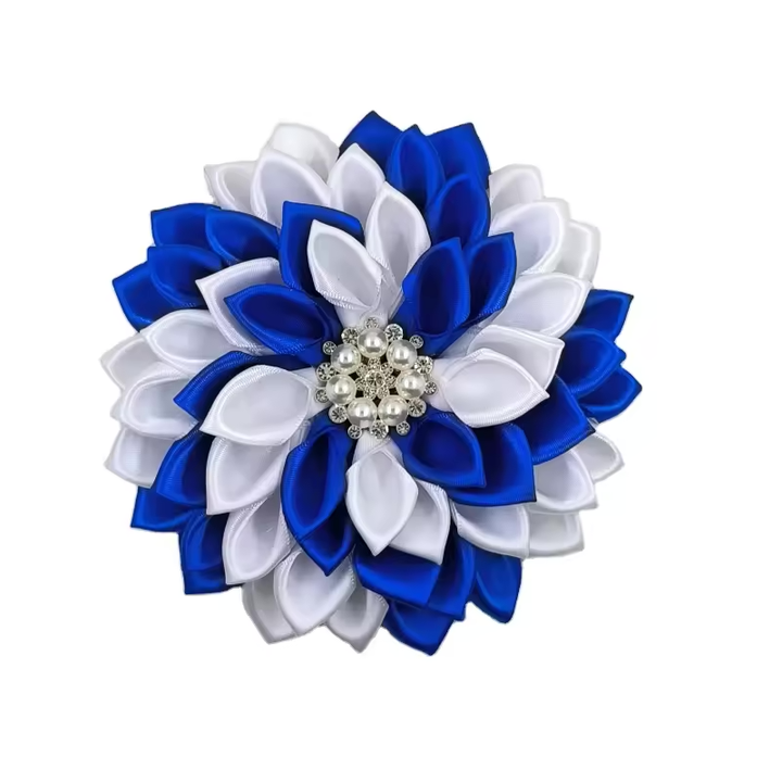 Zeta Phi Beta Pearl Flower Brooch