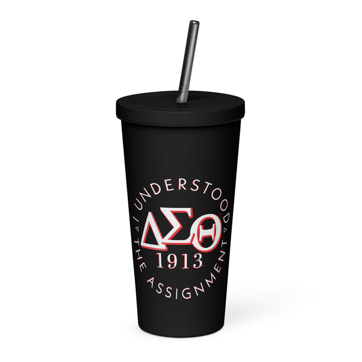 DST "The Assignment" Insulated Tumbler with Reusable Straw