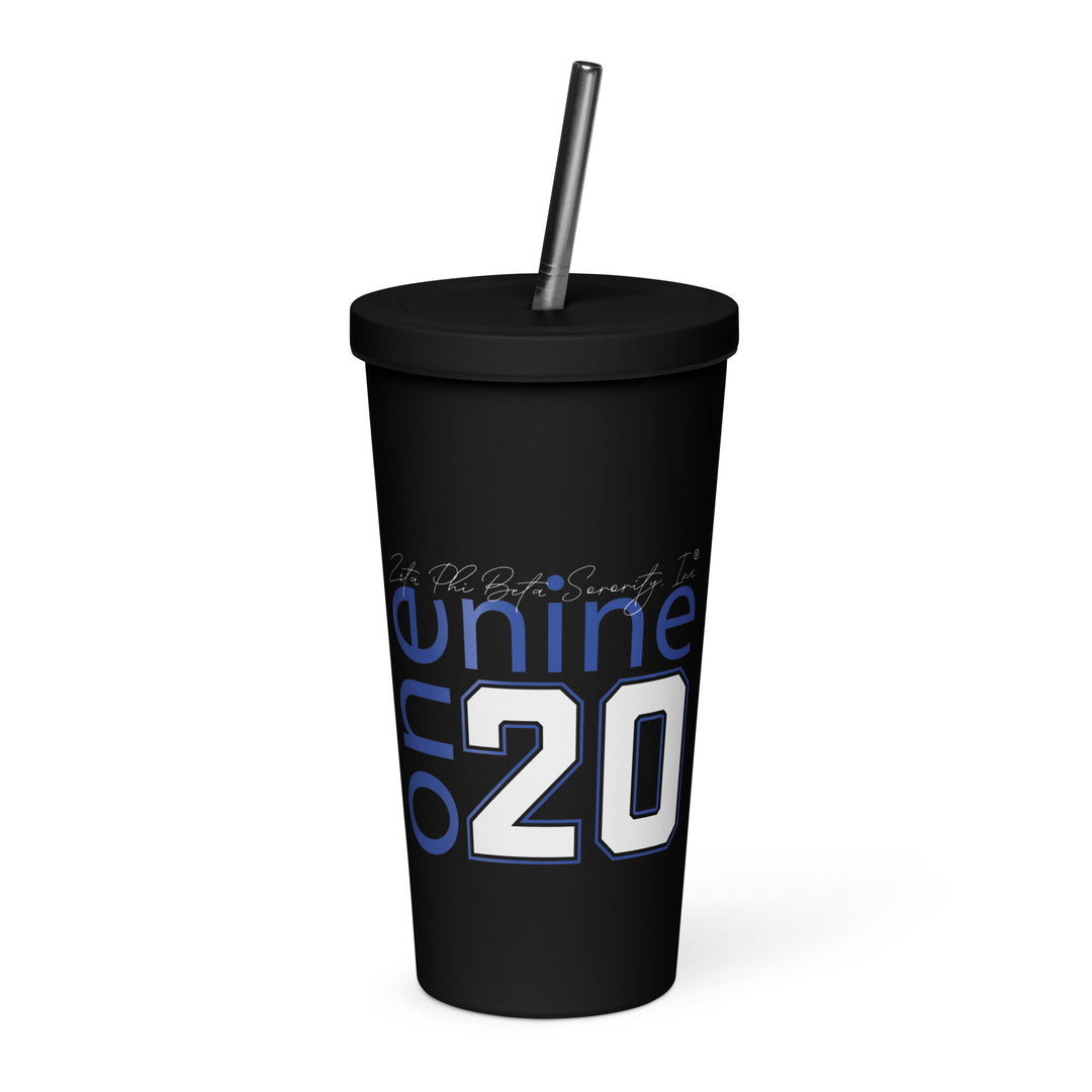 Zeta "OneNine20" Tumbler with Reusable Straw