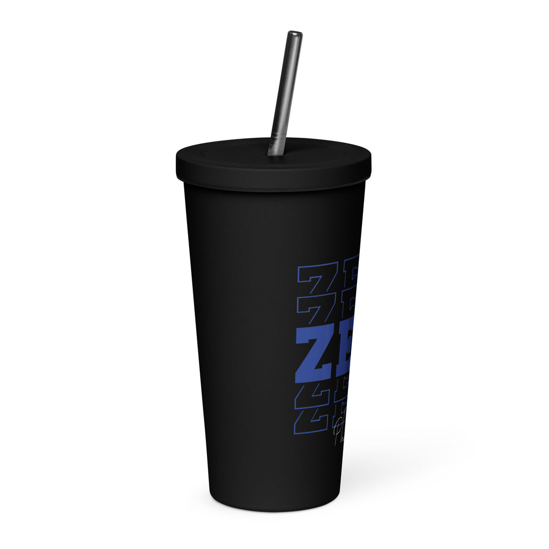 Zeta Phi Beta Echo Series Sorority Insulated tumbler with a straw