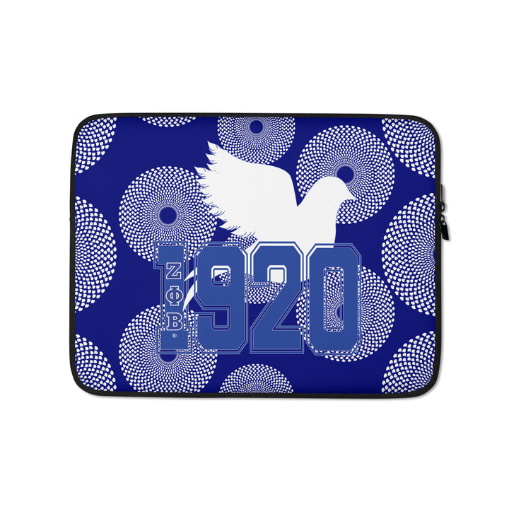 Zeta Phi Beta Ankara Dove Laptop Sleeve