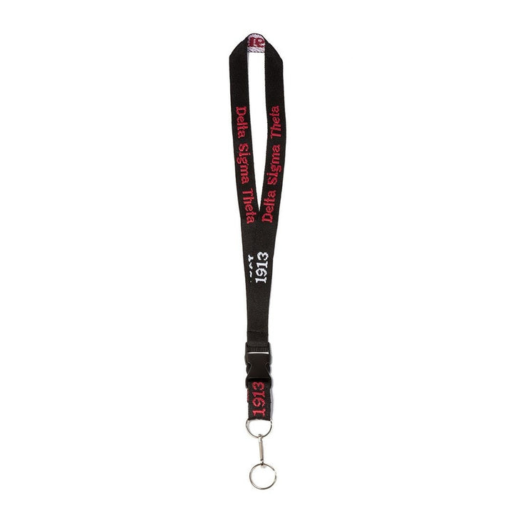 Delta Embroidered Lanyard