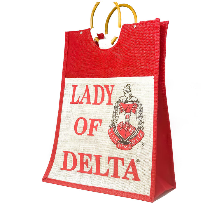 Delta Bag - Burlap Tote Bags