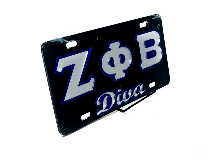 Zeta Car Tag - Black