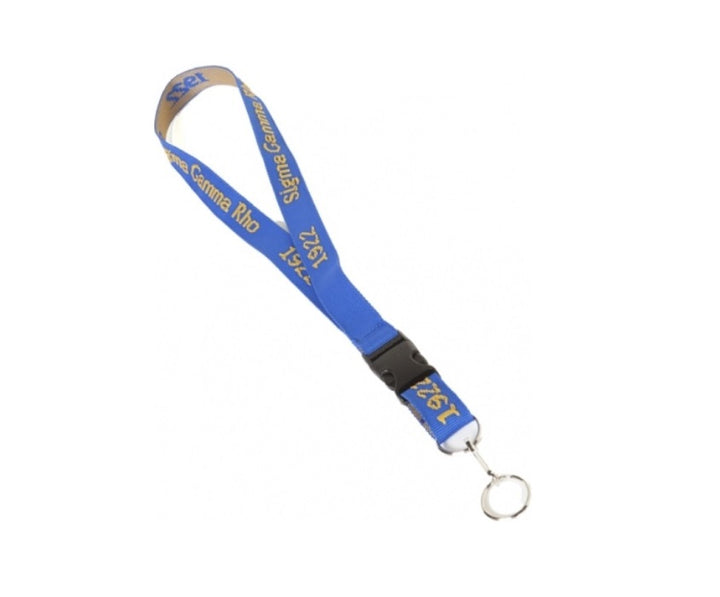 SGRho Embroidered Lanyard