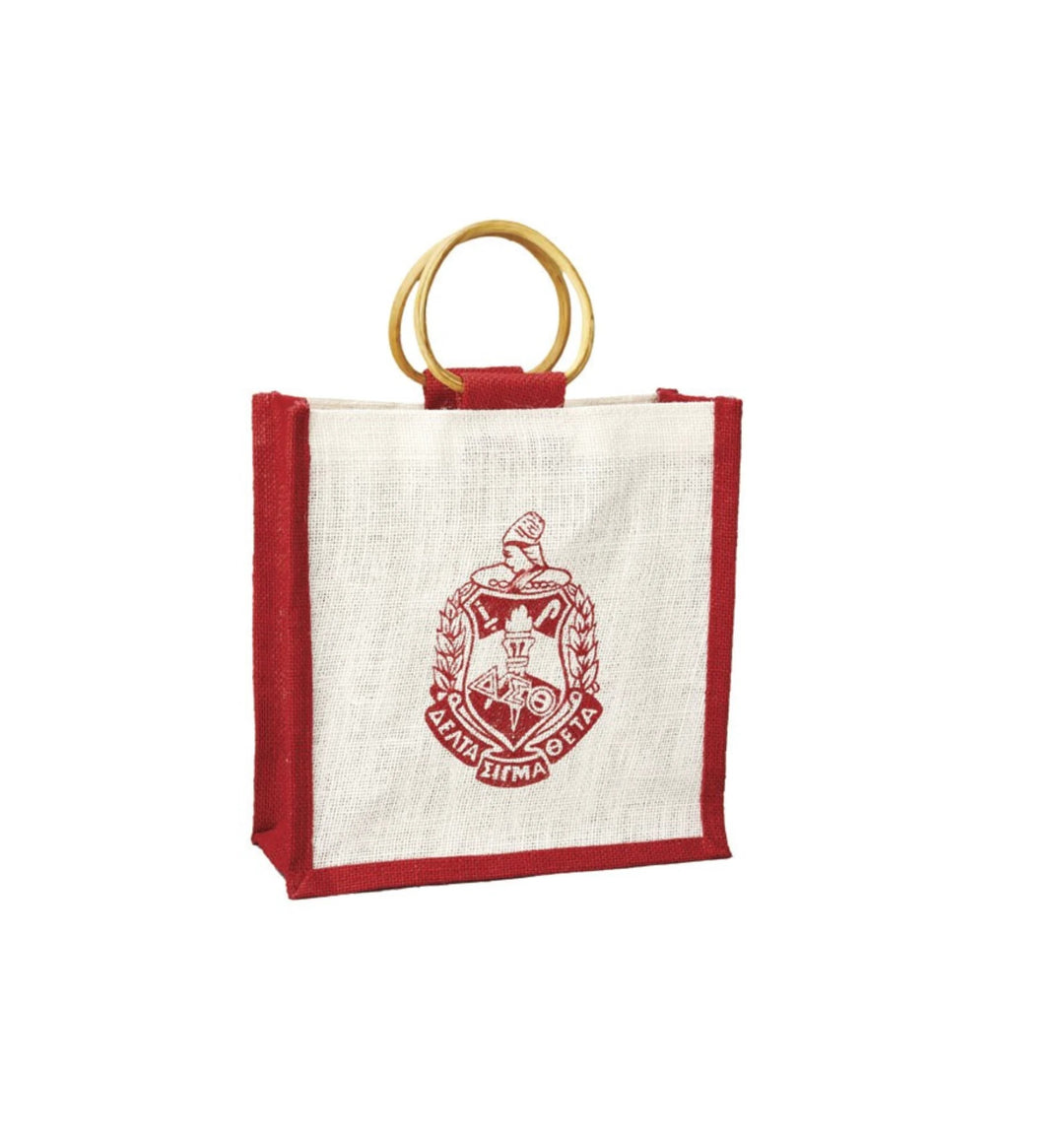 Delta Bag - Burlap Tote Bags