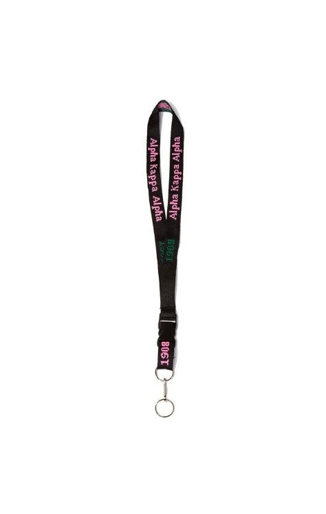 AKA Embroidered Lanyard