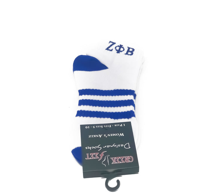 Zeta Striped Ankle Socks