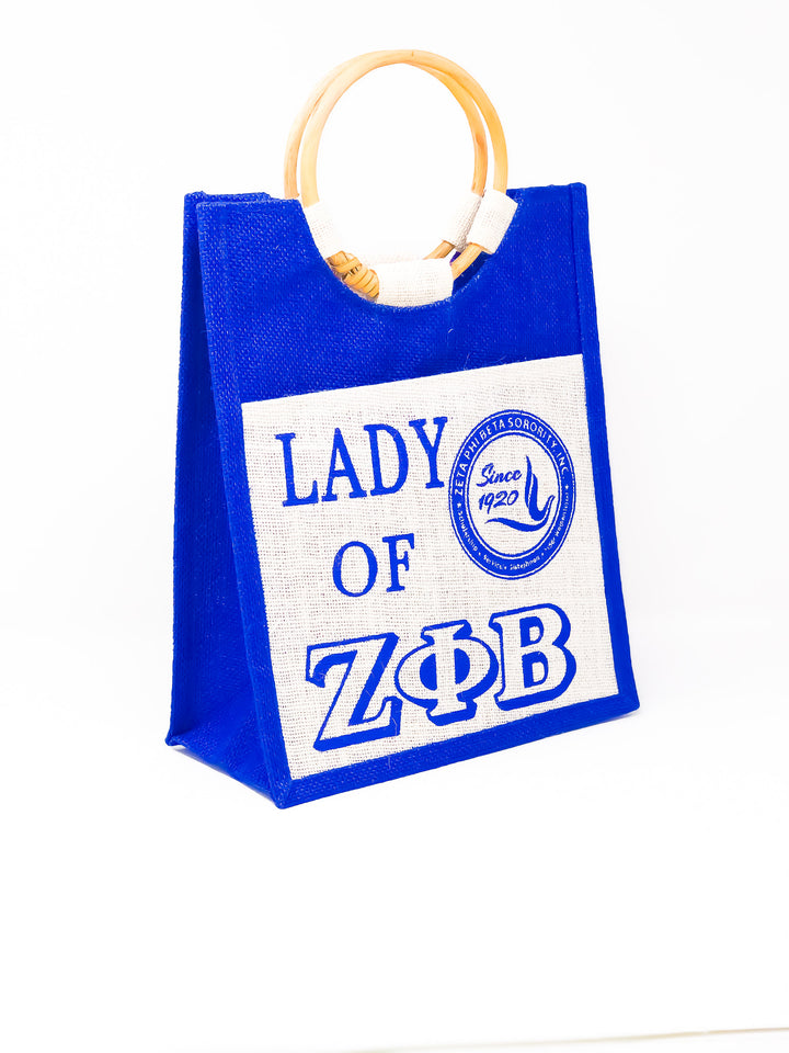 Zeta Bag - Burlap Tote Bags