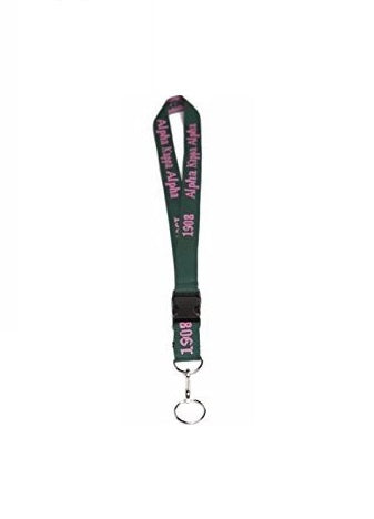 AKA Embroidered Lanyard