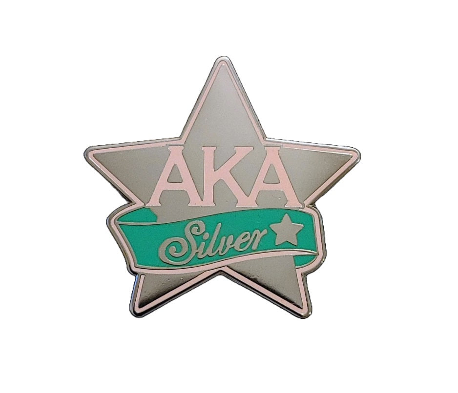 AKA Pins - Silver Star