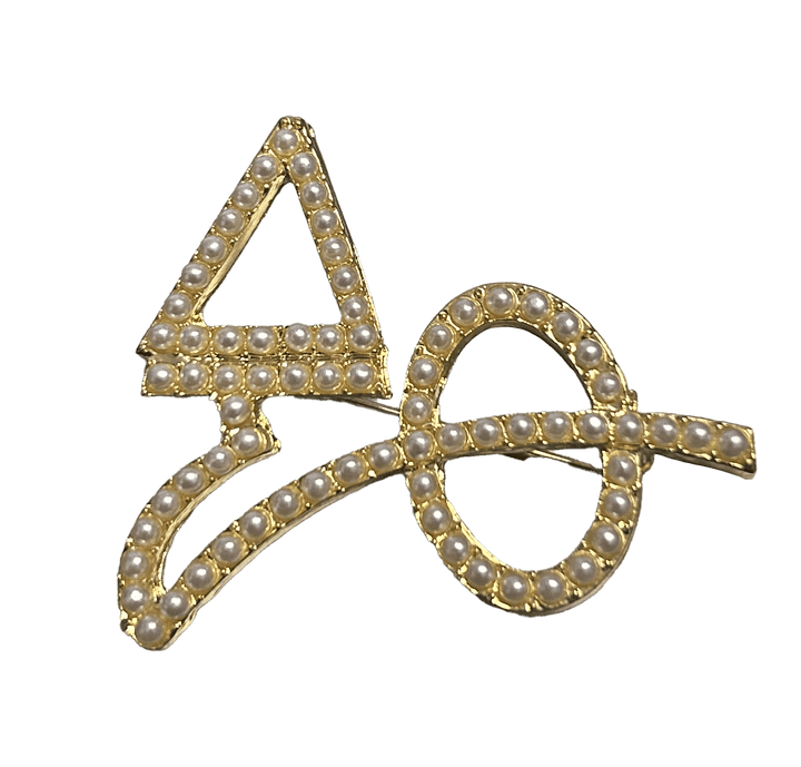 Delta Pins - Pearl Symbols, perfect sorority and fraternity paraphernalia for Greek gear enthusiasts.