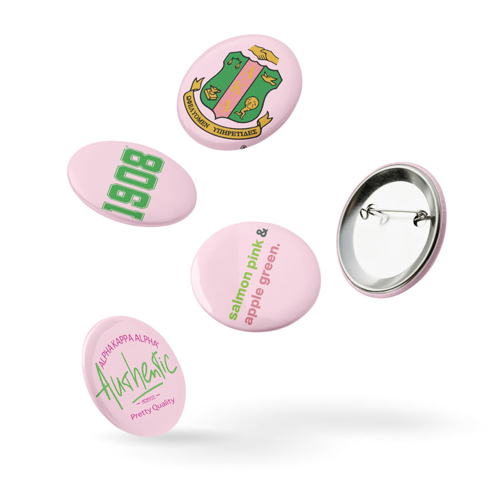 AKA Pink Pin Button Set