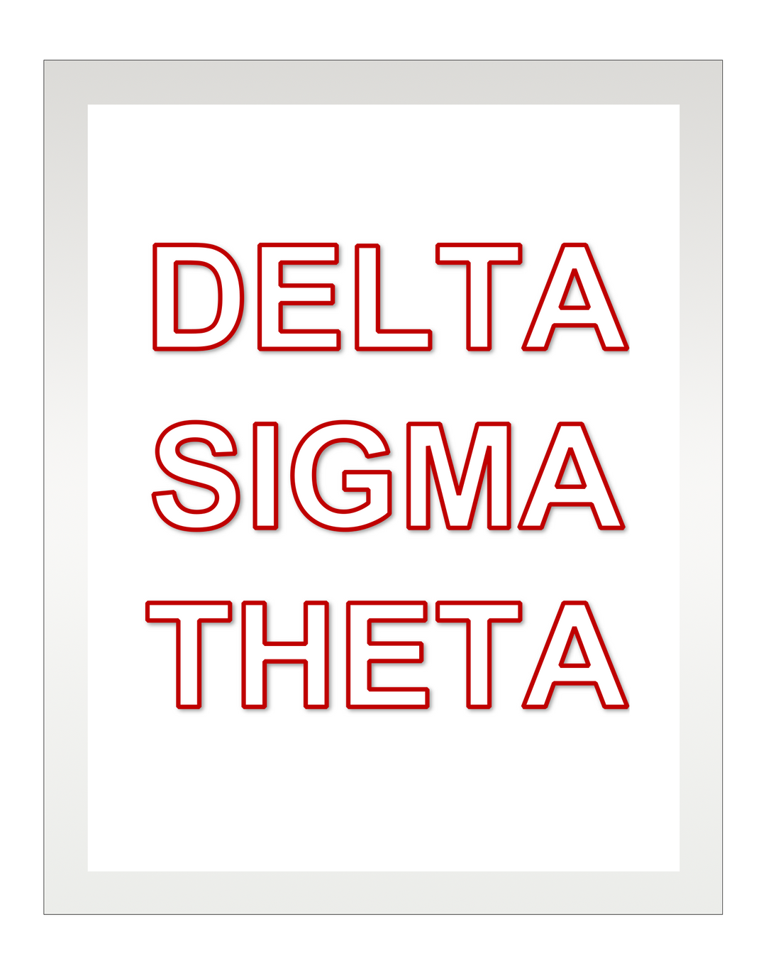 Delta Greeting Card