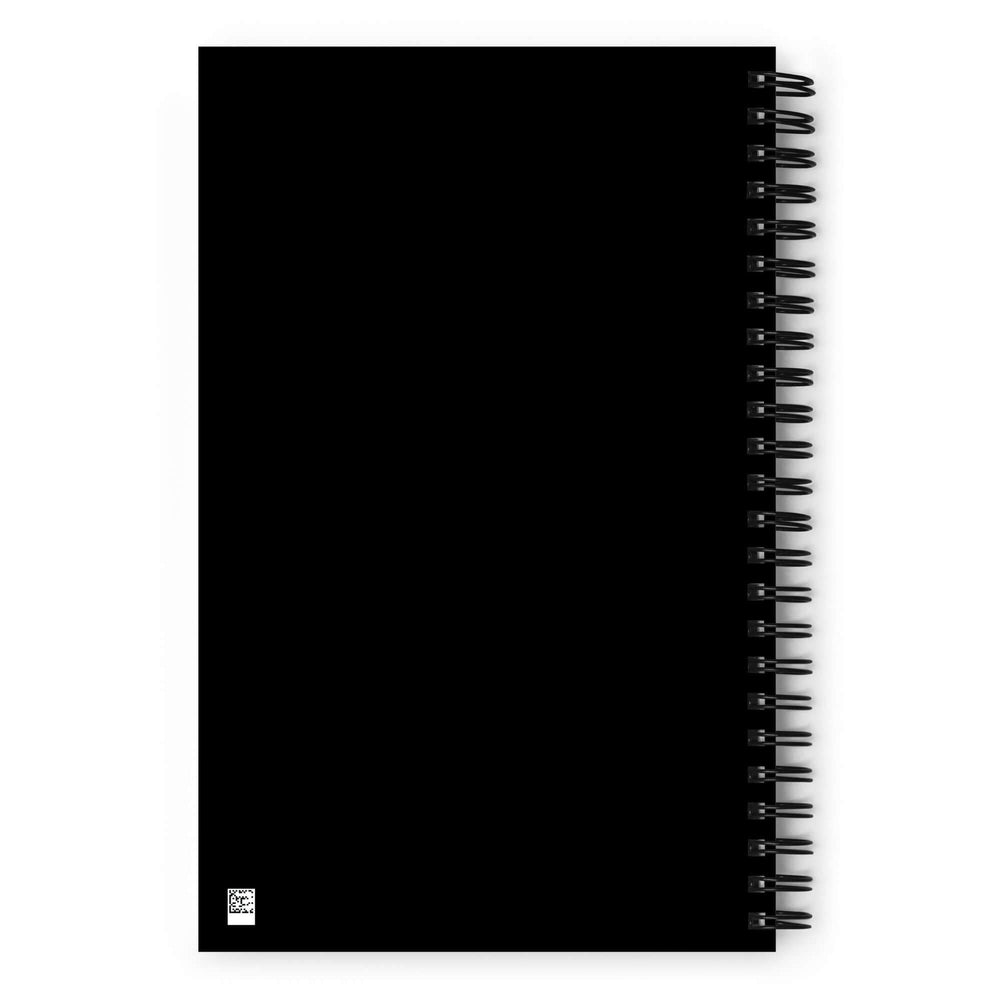 Delta Sigma Theta Echo Sorority black spiral notebook for notes and ideas, perfect Greek gear for members and supporters.