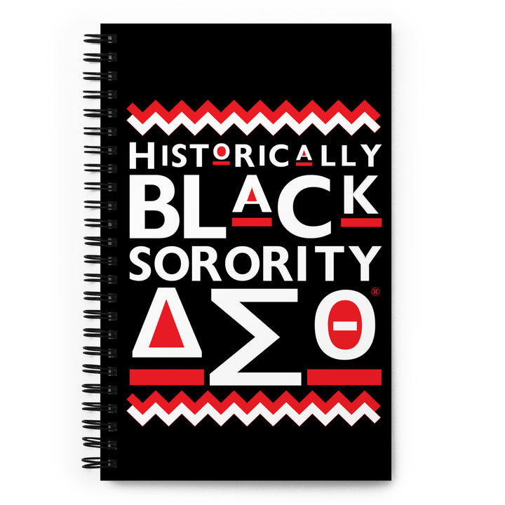 Delta Sigma Theta Historically Black Spiral notebook