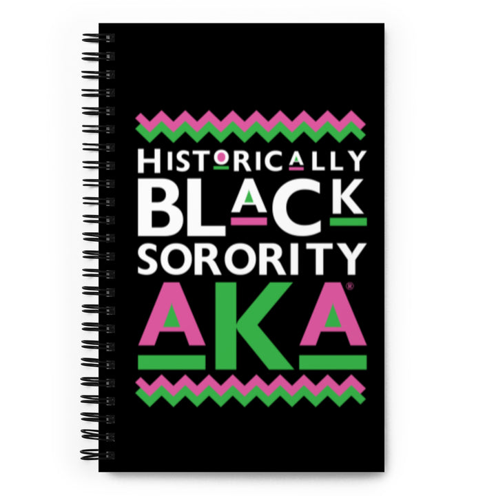 AKA Historically Black Spiral notebook