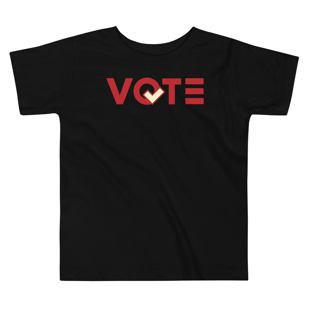 Red Toddler Vote Tee