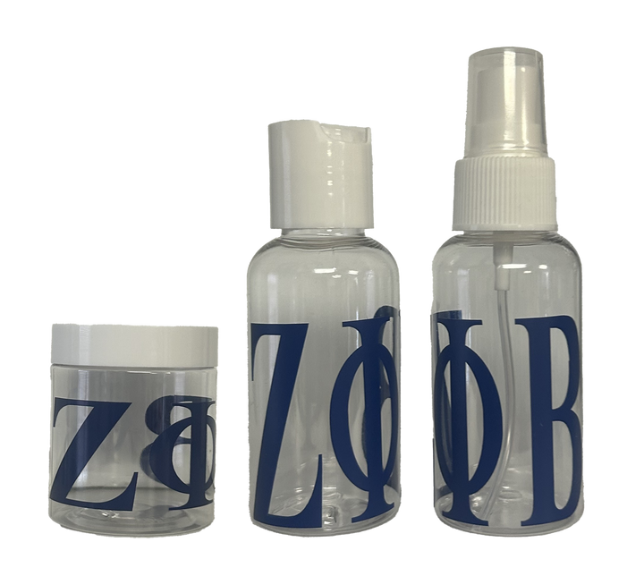 Zeta Travel - Toiletry Bottles