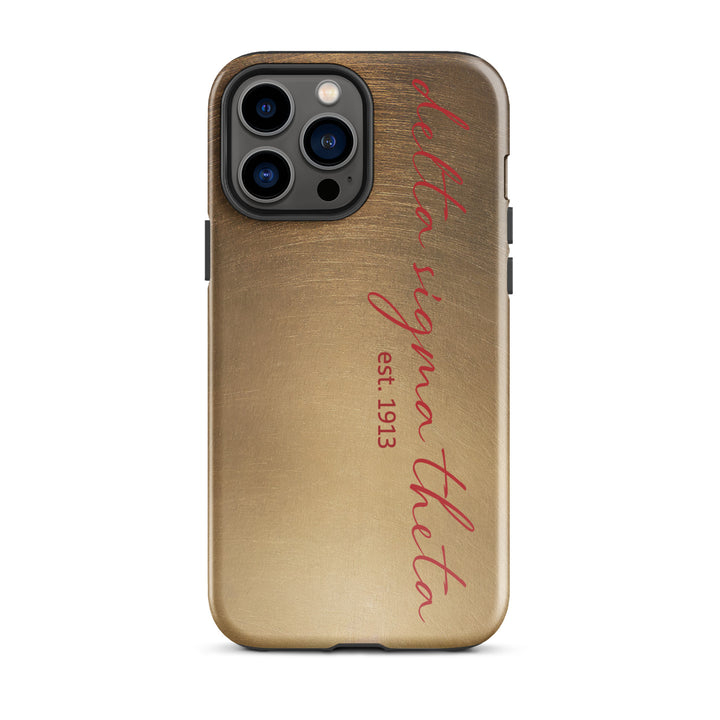 Delta Sigma Theta Script Tough Case for iPhone®