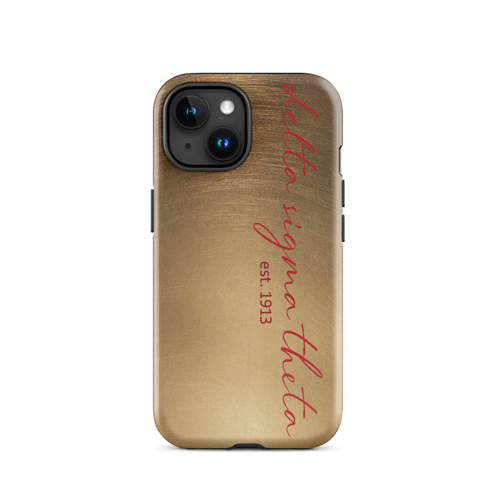 Delta Sigma Theta Script Tough Case for iPhone®