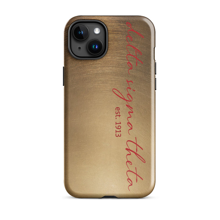 Delta Sigma Theta Script Tough Case for iPhone®