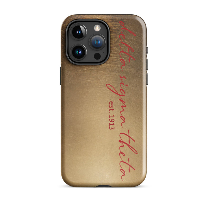 Delta Sigma Theta Script Tough Case for iPhone®