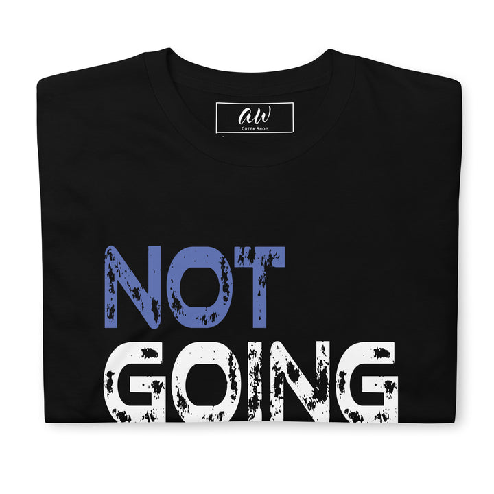 Royal Blue and White "Not Going Back" Vote 2024 T-Shirt for Sororities