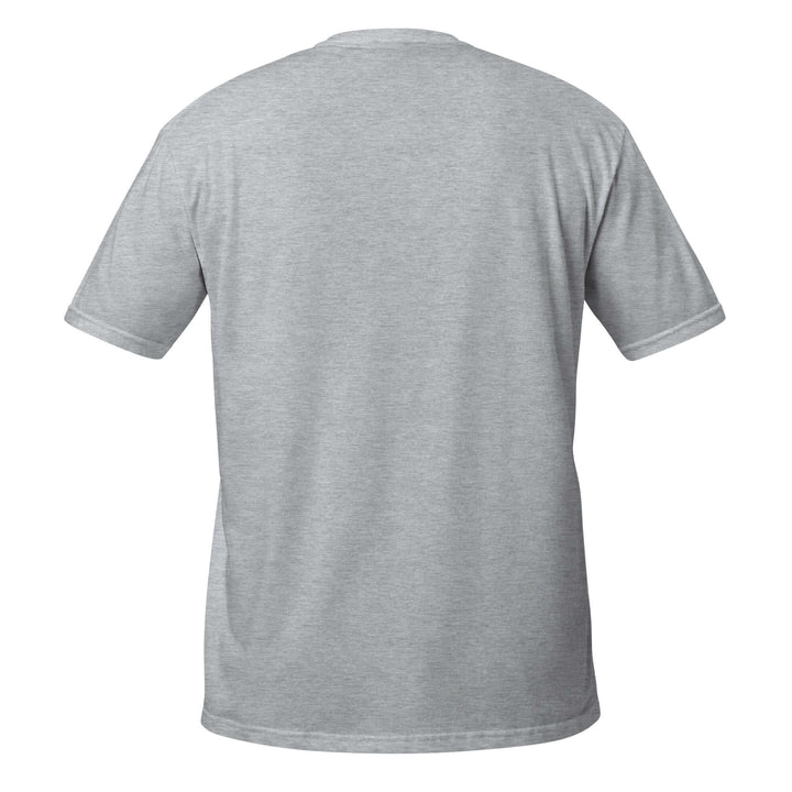 Back view of a soft Sport Grey Delta Sigma Theta T-shirt, perfect for sorority paraphernalia and Greek gear.