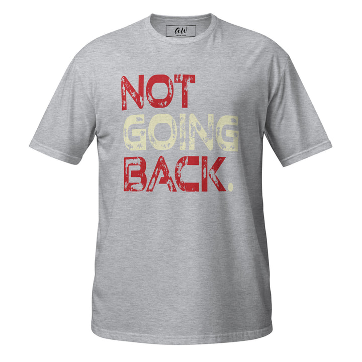 Crimson and Cream "Not Going Back" Vote 2024 T-shirt for sorority paraphernalia and black greek lettered organizations.