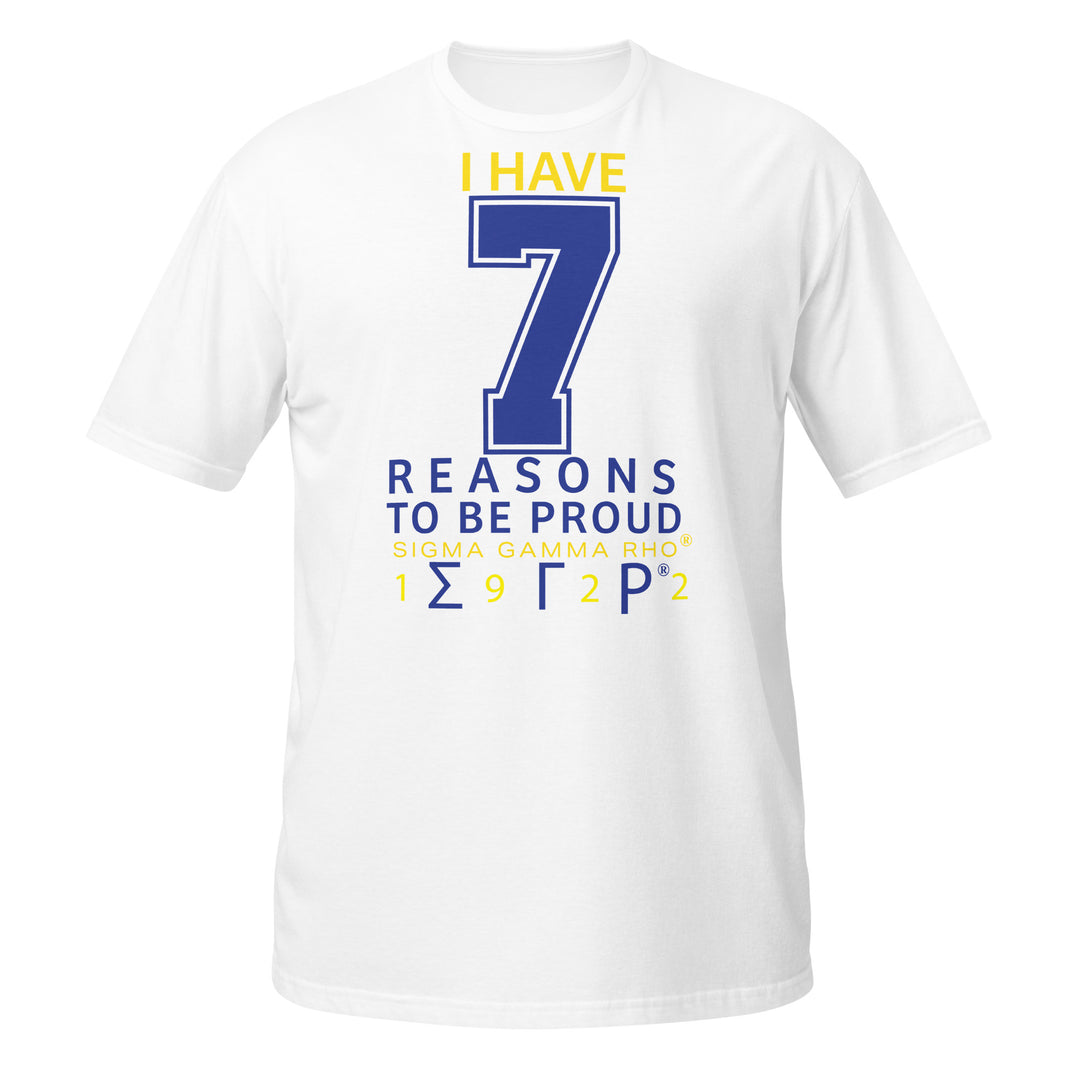 Sigma Gamma Rho Reasons T-Shirt